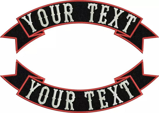Bottom Top Rocker, Embroidered Patch, Custom Embroidered