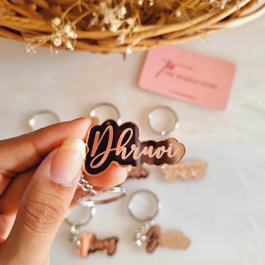 Personalized Name Cut Keychain