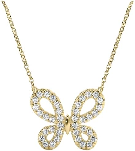 925 Sterling Silver Butterfly Necklaces