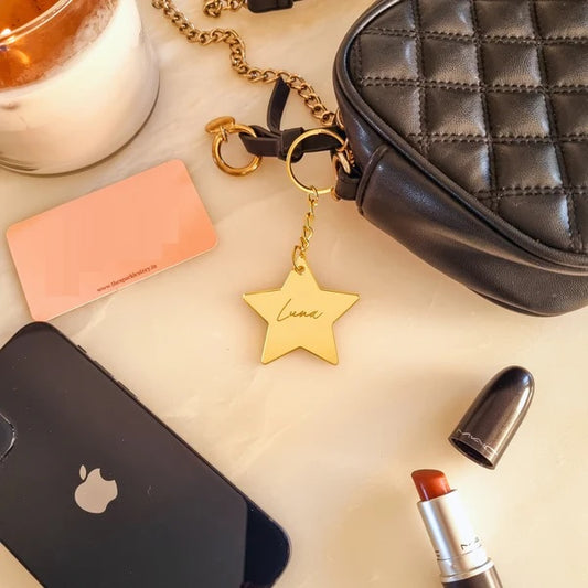 Personalized Keychain - Star
