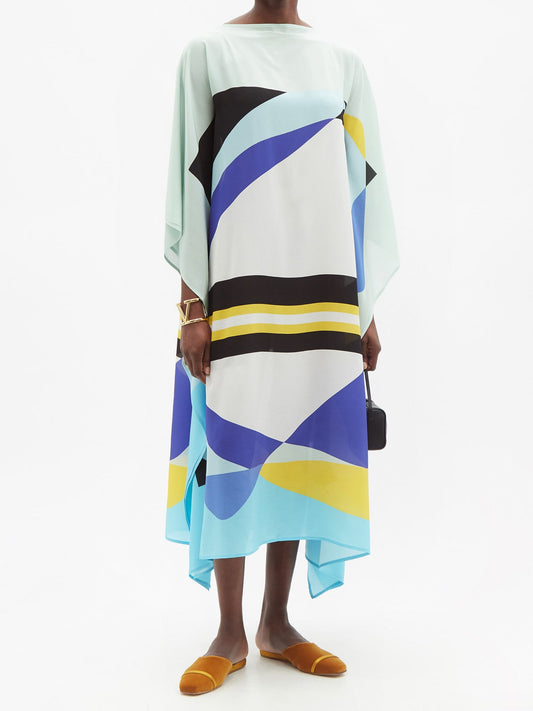 Chelsea Georgette Kaftan, Designer Casual Wear Caftan For Women's