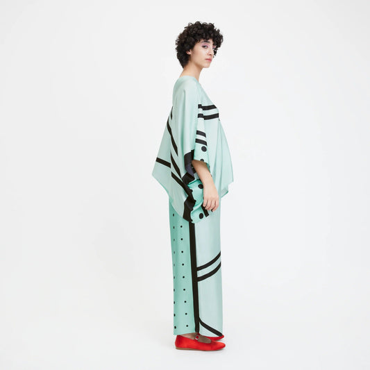 Soft Satin Silk Co-ord Set , Printed Women's Co-ord