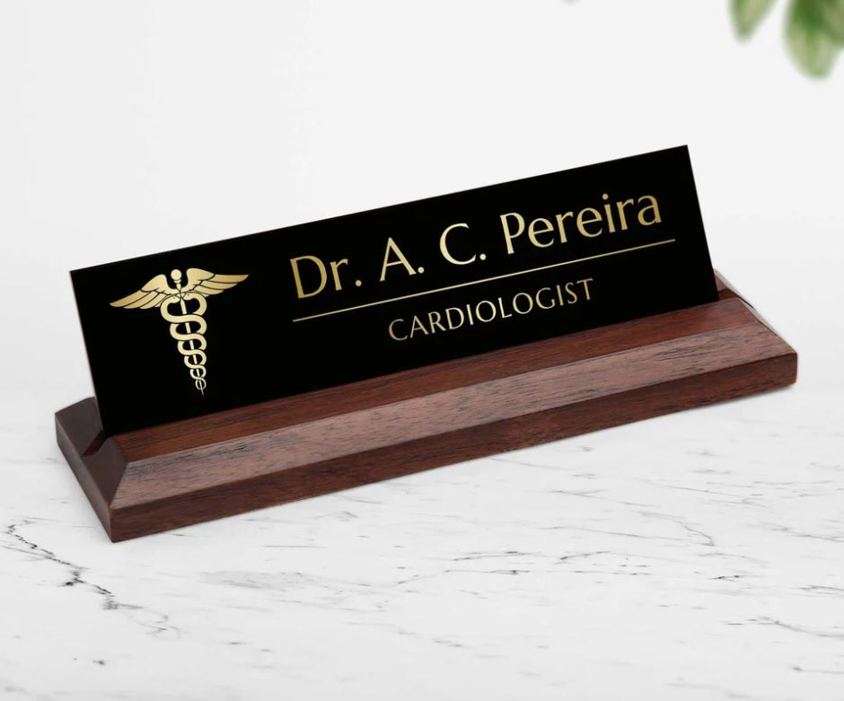 Office Desk Name Plate - Doctor – TheTrulyCustom