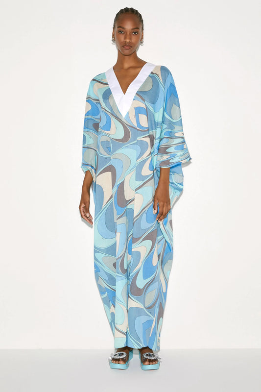 Luxury Cotton Blend Kaftan, Comfortable, and Stylish Women's Caftan