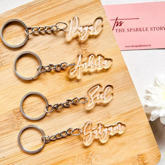 Personalized Name Cut Keychain