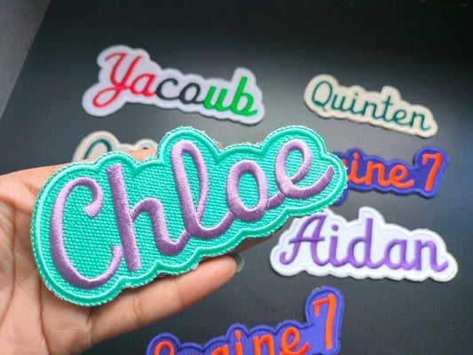 Custom Name Patch, Birthday Gift Patch, Makeup bag Patch, Bridesmaid Patch