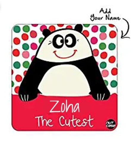 Personalised Design Metal Fridge Magnets for Kids Birthday Return Gifts - Cute Panda