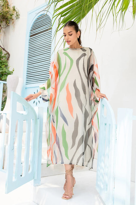 Women's Long Kaftan For Georgette , Cotton Inner