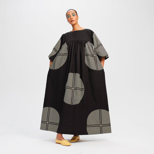 Luxury Rayon Cotton Blend Kaftan – Elegant, Beach Wear Women's Caftan