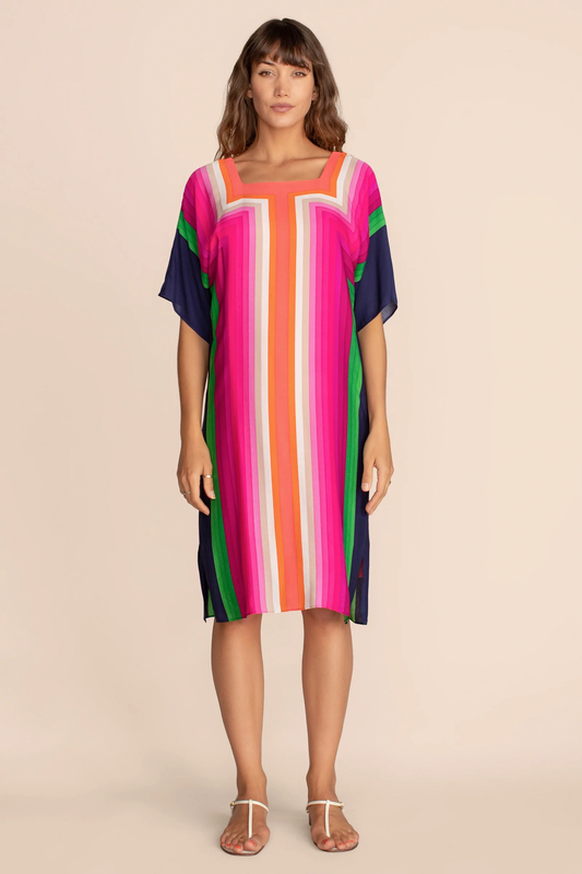 Silk Crepe Kaftan, Flowy and Comfortable, Women's Caftan