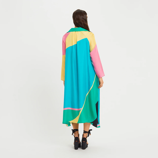 Elegant French Crepe Luxurious Material Kaftan For Women's