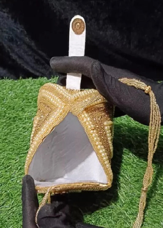 Pearl Diamond Designed Potli Bag