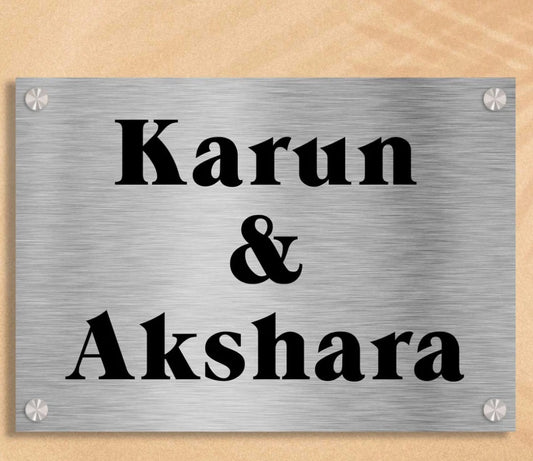 Stainless Steel Name Plate