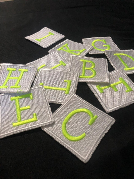Embroidered Capital Letter Alphabet And Number Patch