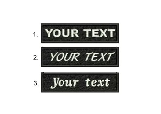 Custom embroidered patch, embroidered logo patch