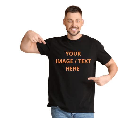 Mens Customize Regular Fit Half-Sleeve T-Shirt For Men Wear