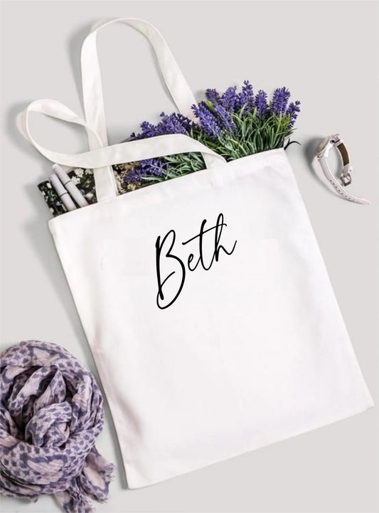 Personalized Canvas Tote Bag for Every Use, Bachelorette Party, Bridesmaid gifts