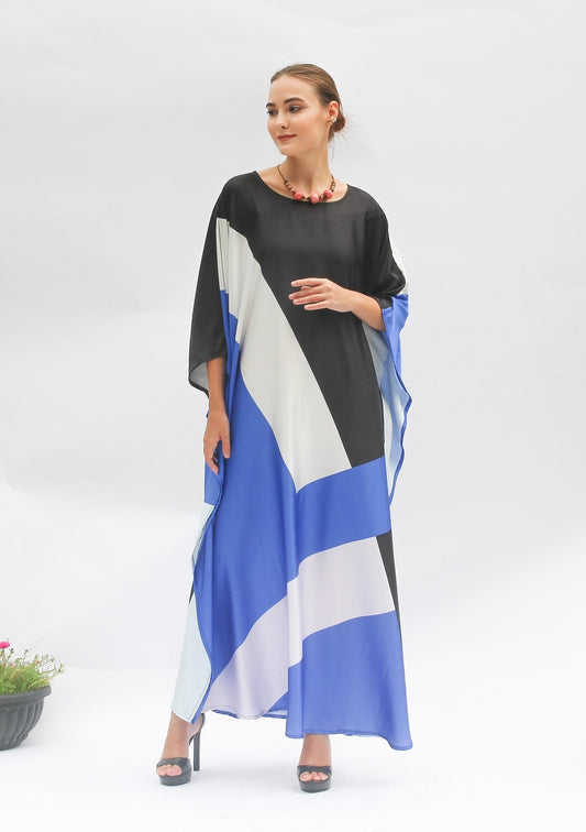 Premium Soft Satin Silk Kaftan, Occasion Wear Caftan For Women's