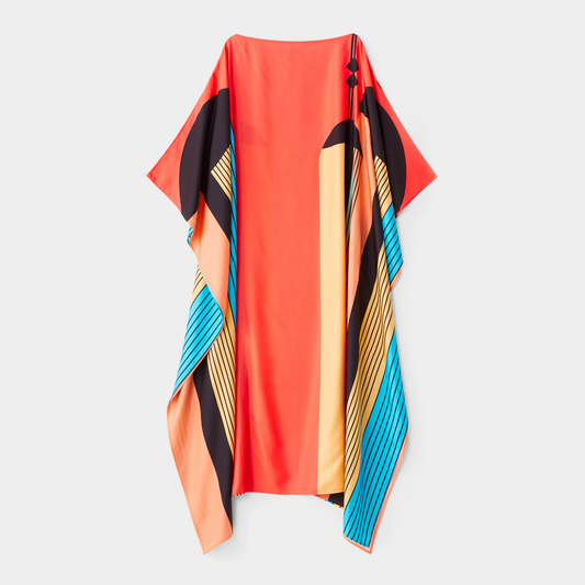 Luxury Soft Satin Silk Kaftan, Casual Wear Kaftan For Women's