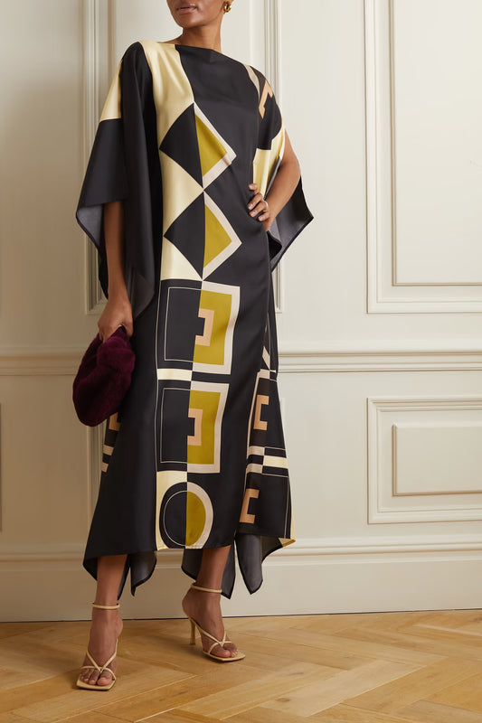 Premium Satin Silk Kaftan, Beach Wear, Caftan For Women's