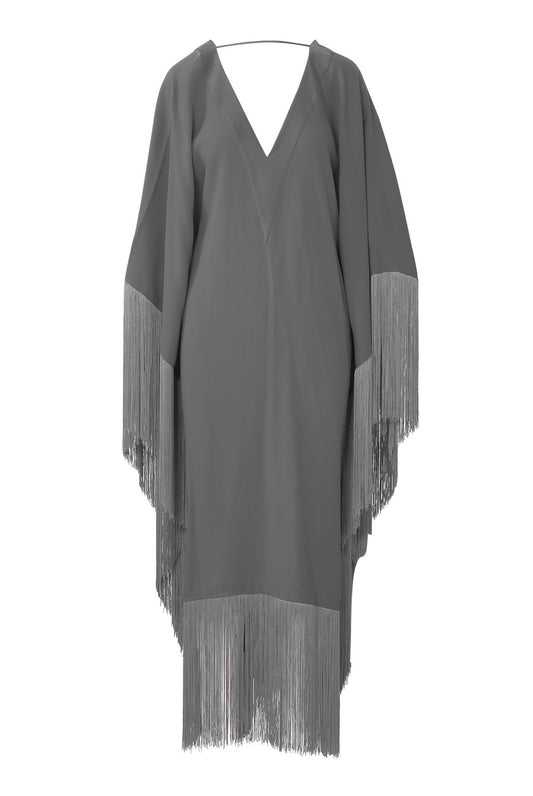 V-Neck Korean Silk Kaftan, Long Kaftan For Women's