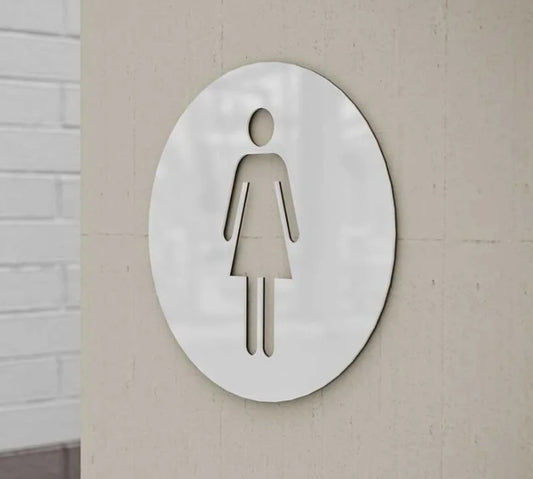 Ladies Restroom Sign