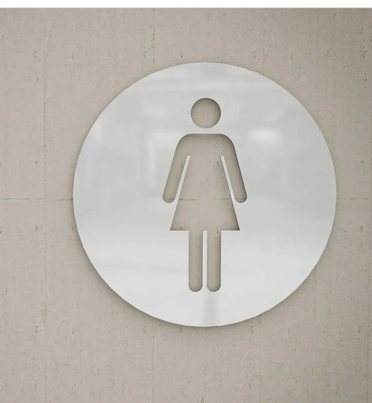 Ladies Restroom Sign